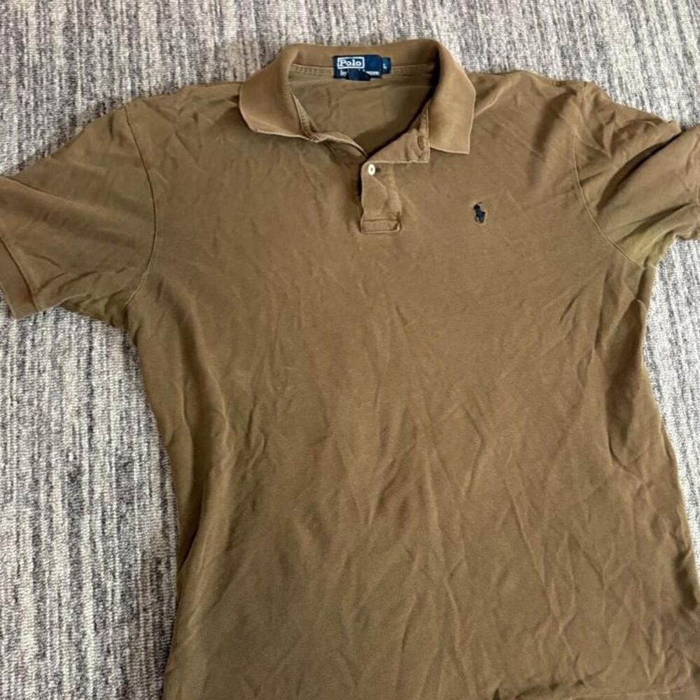 Super crazy vintage retro grail Y2K Polo Ralph Lauren brown Polo-shirts